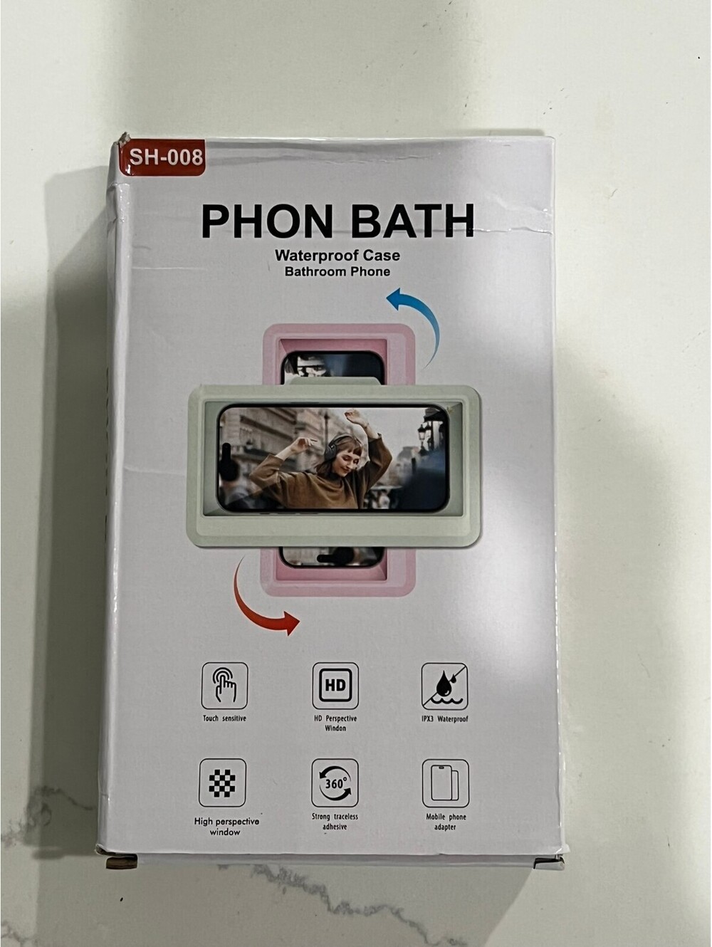 Phon Bath Waterproof Shower Phone Case